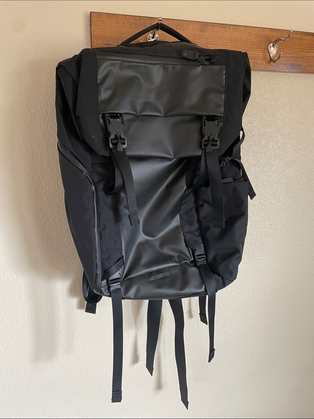 Boundary Errant Pro X-Pac Jet Black Waterproof Urban Backpack Travel Tactical